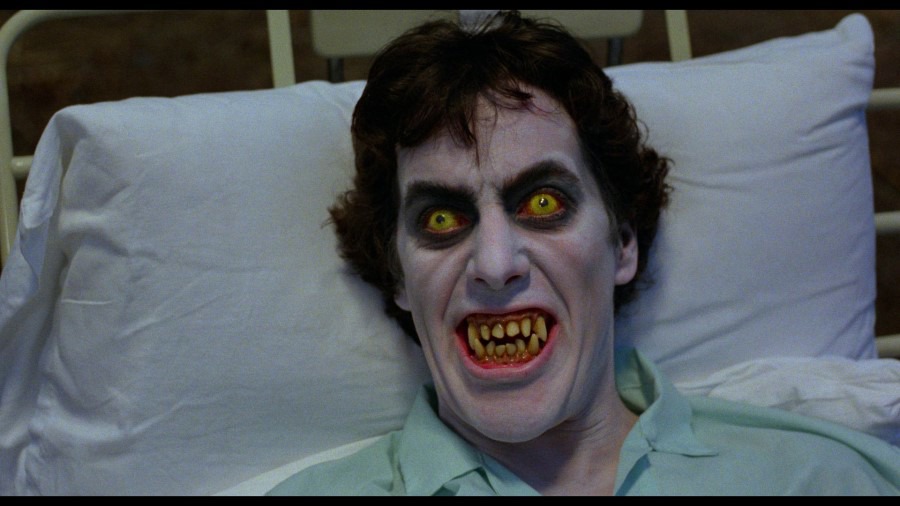 Screen capture from An American Werewolf in London