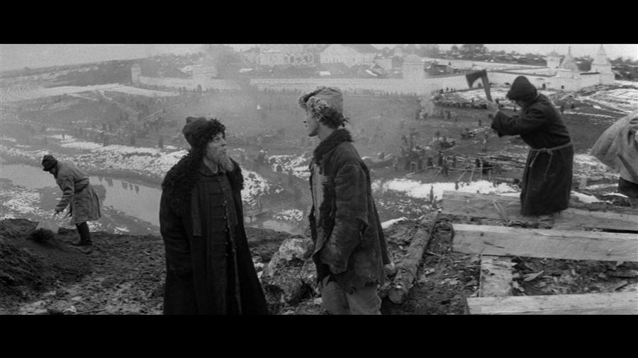 Screen capture from Andrei Rublev