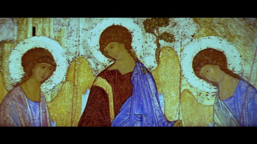 Screen capture from Andrei Rublev