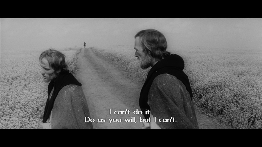 Screen capture from Andrei Rublev