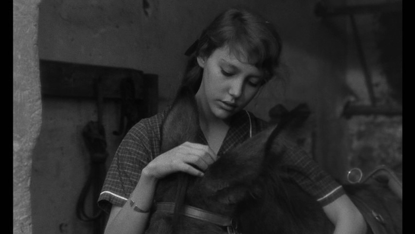 Screen capture from Au hasard Balthazar