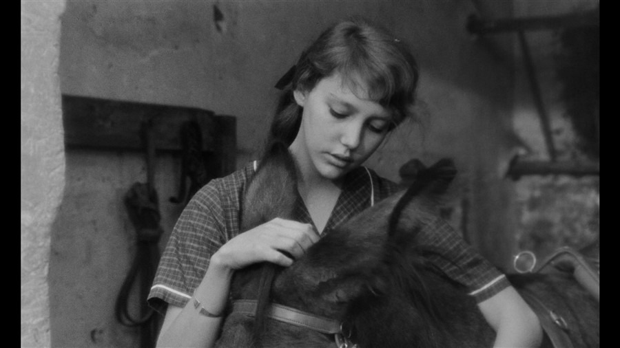 Screen capture from Au hasard Balthazar
