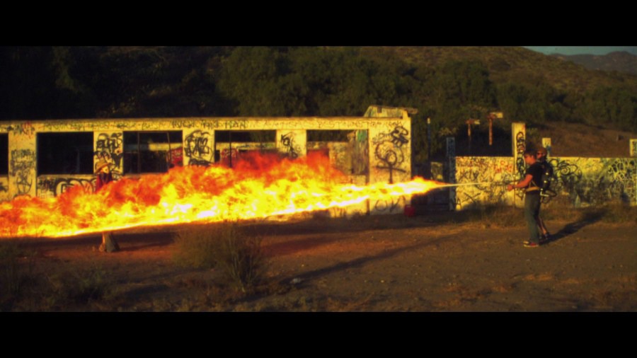Screen capture from Bellflower