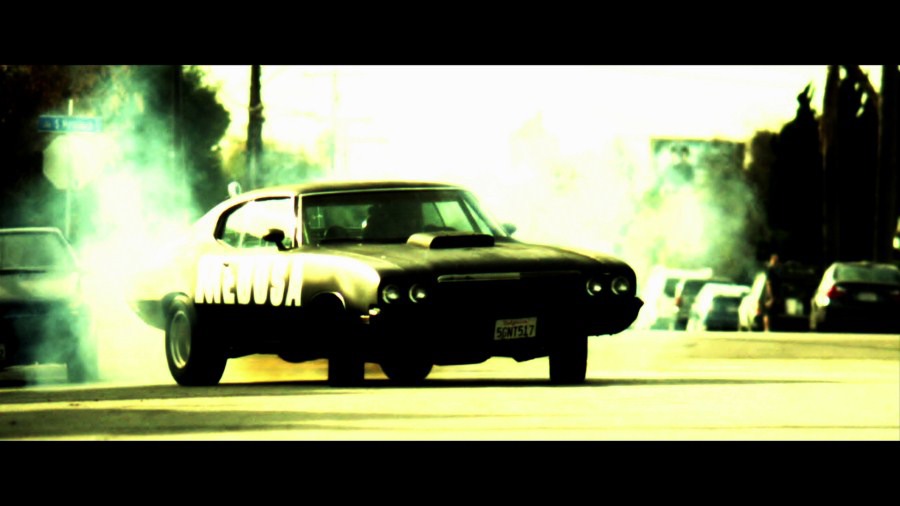 Screen capture from Bellflower