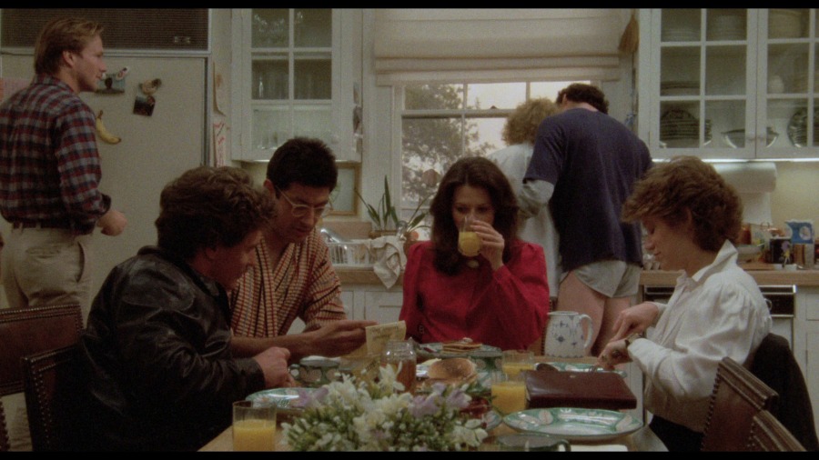 Screen capture from The Big Chill