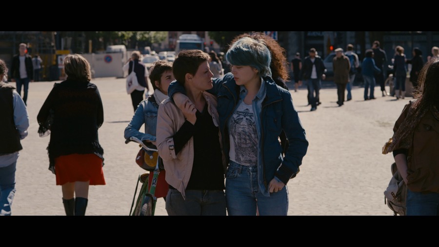Screen capture from Blue Is the Warmest Color