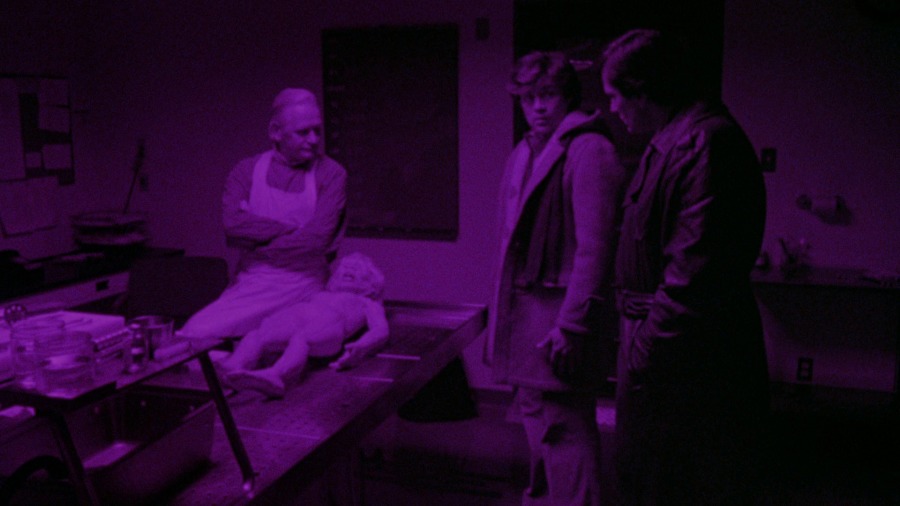 Screen capture from The Brood