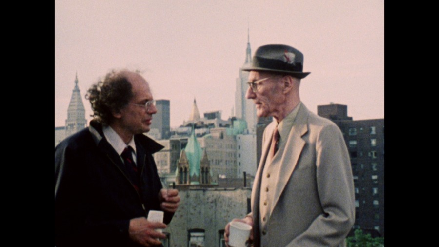 Screen capture from Burroughs: The Movie