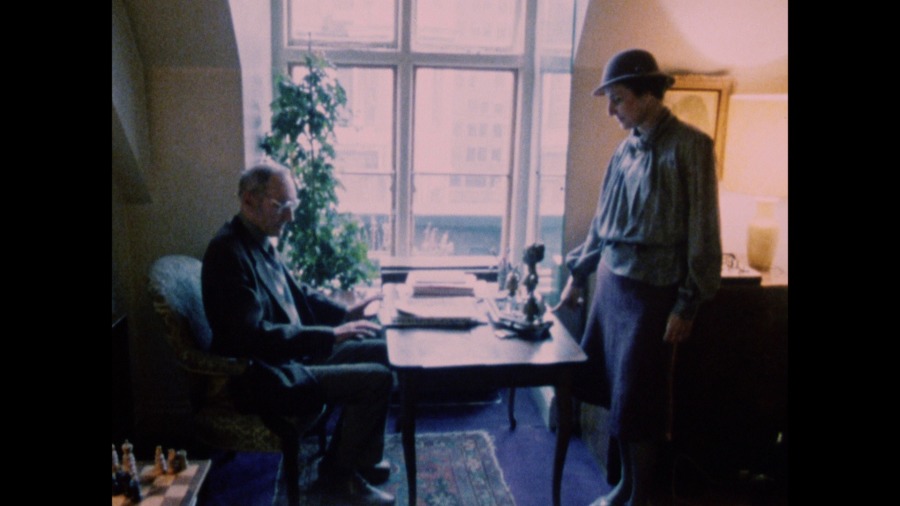 Screen capture from Burroughs: The Movie