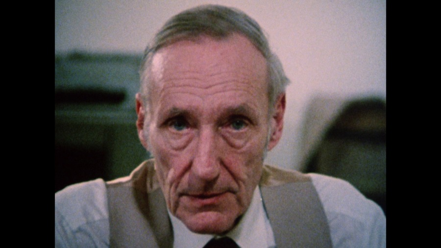 Screen capture from Burroughs: The Movie