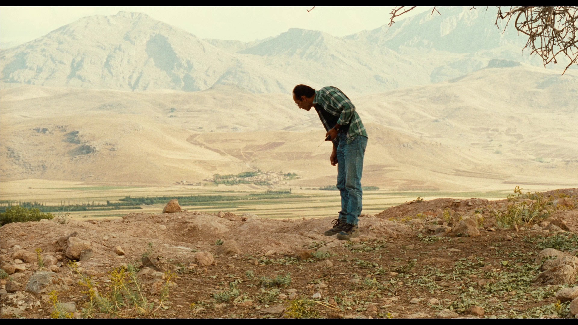 Screen capture from The Wind Will Carry Us