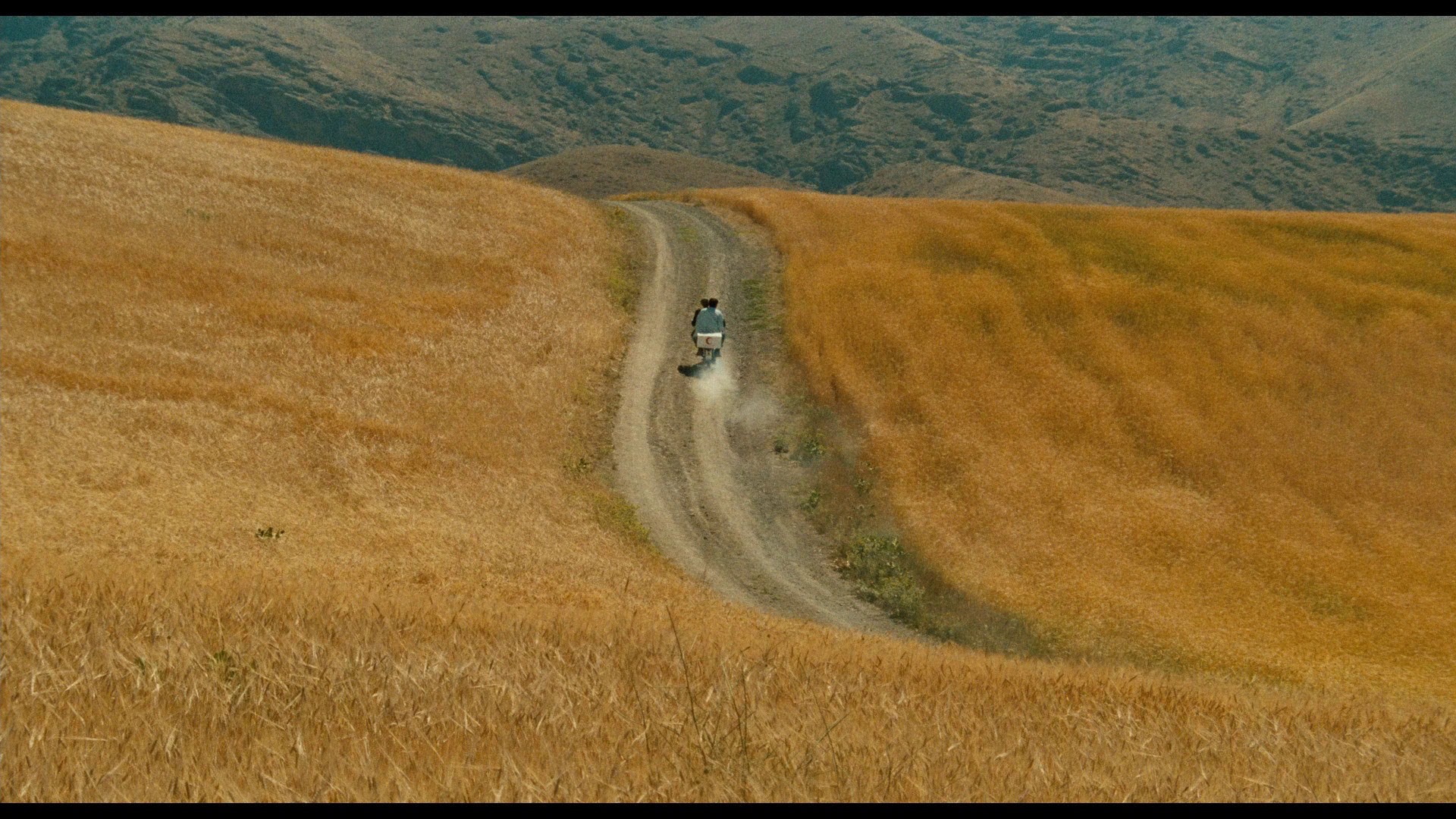 Screen capture from The Wind Will Carry Us