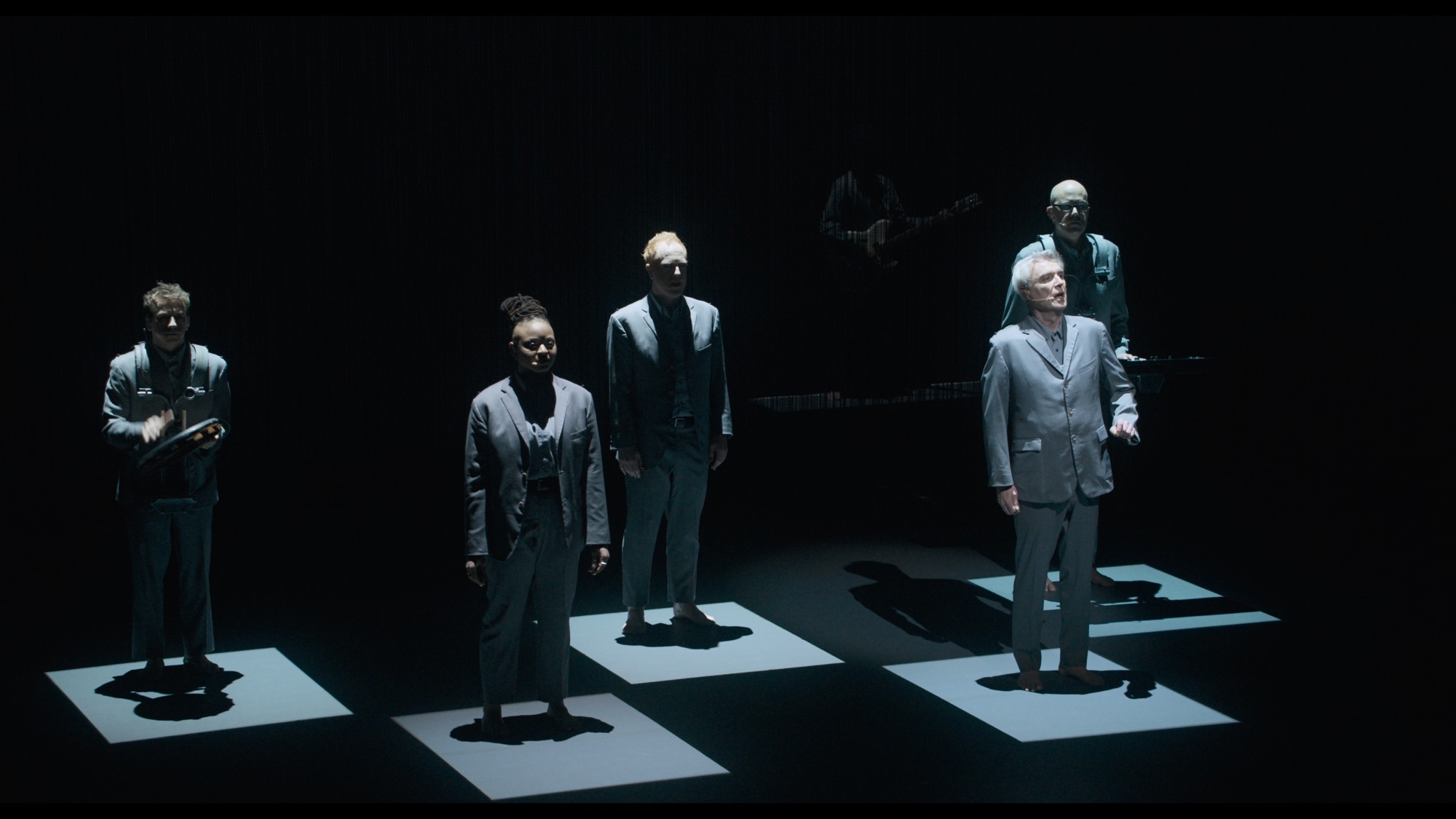 Screen capture from David Byrne's American Utopia