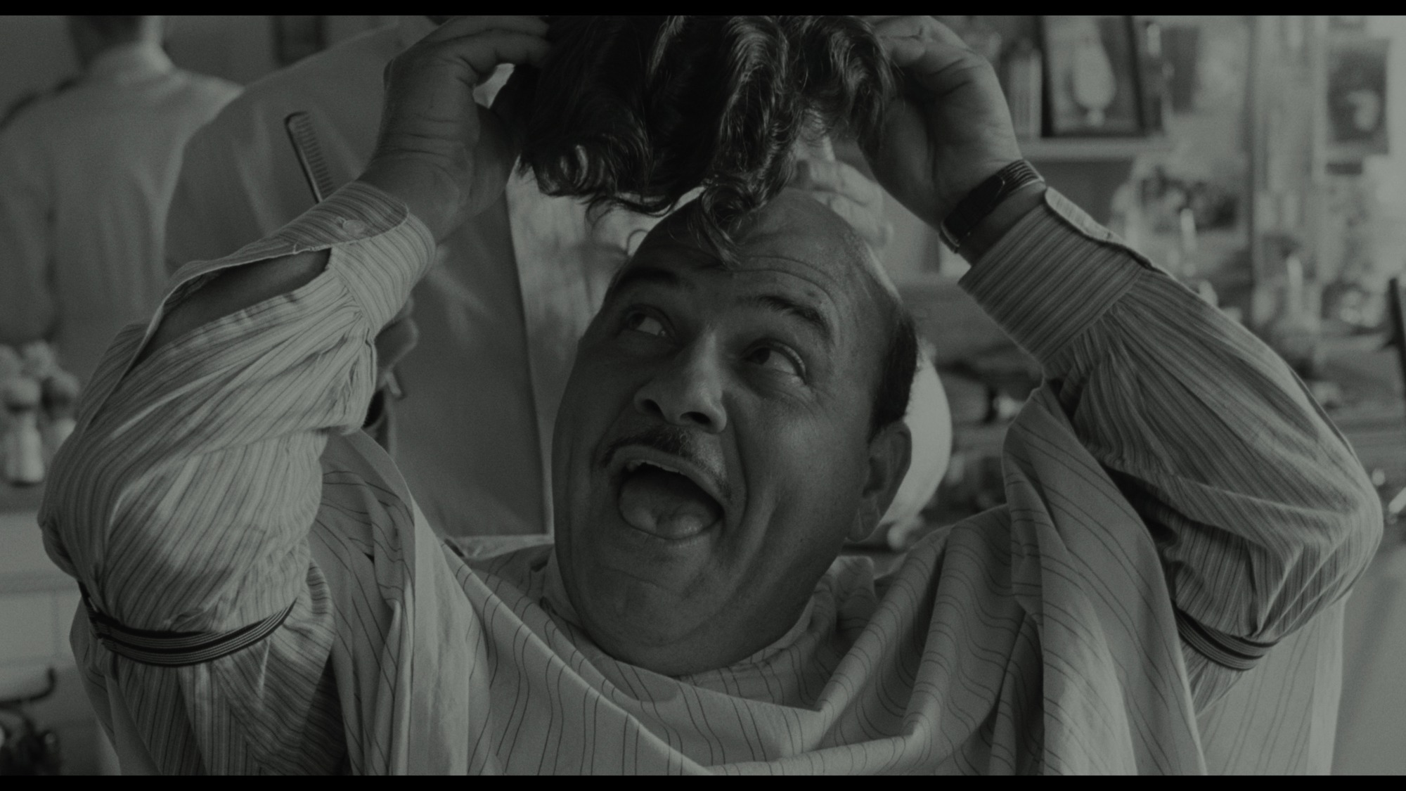 Screen capture from The Man Who Wasn't There