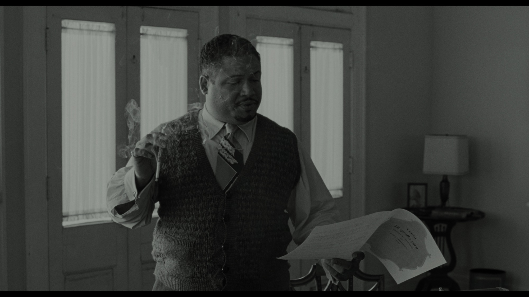 Screen capture from The Man Who Wasn't There