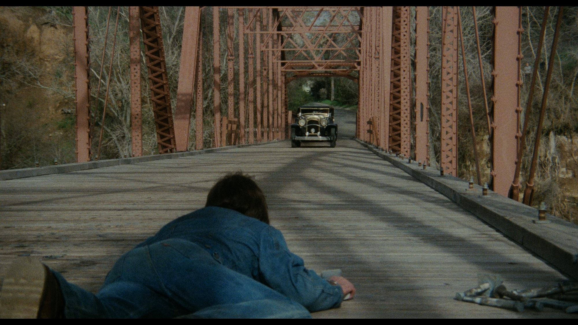 Screen capture from The Stunt Man