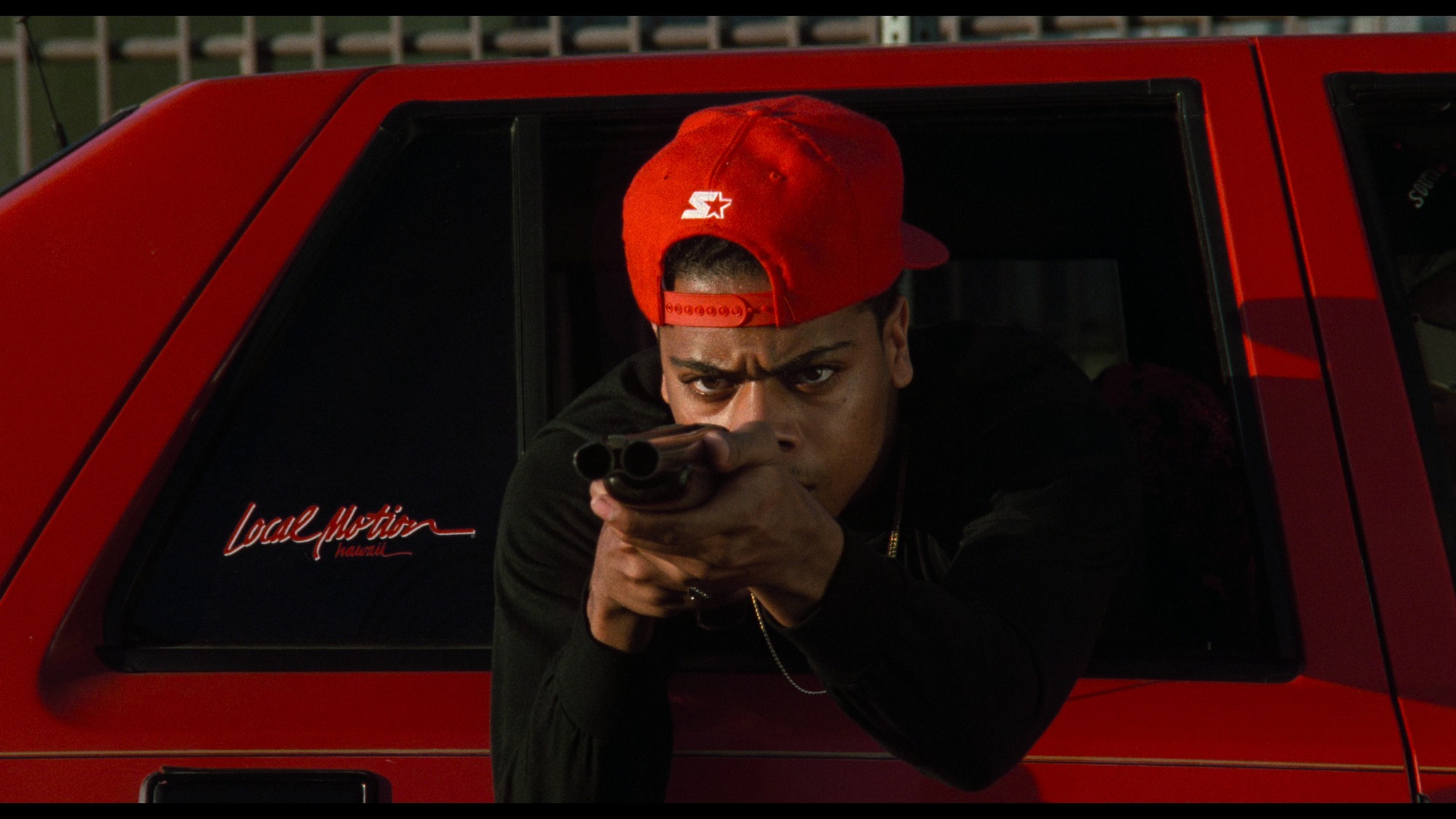 Screen capture from John Singleton's Hood Trilogy