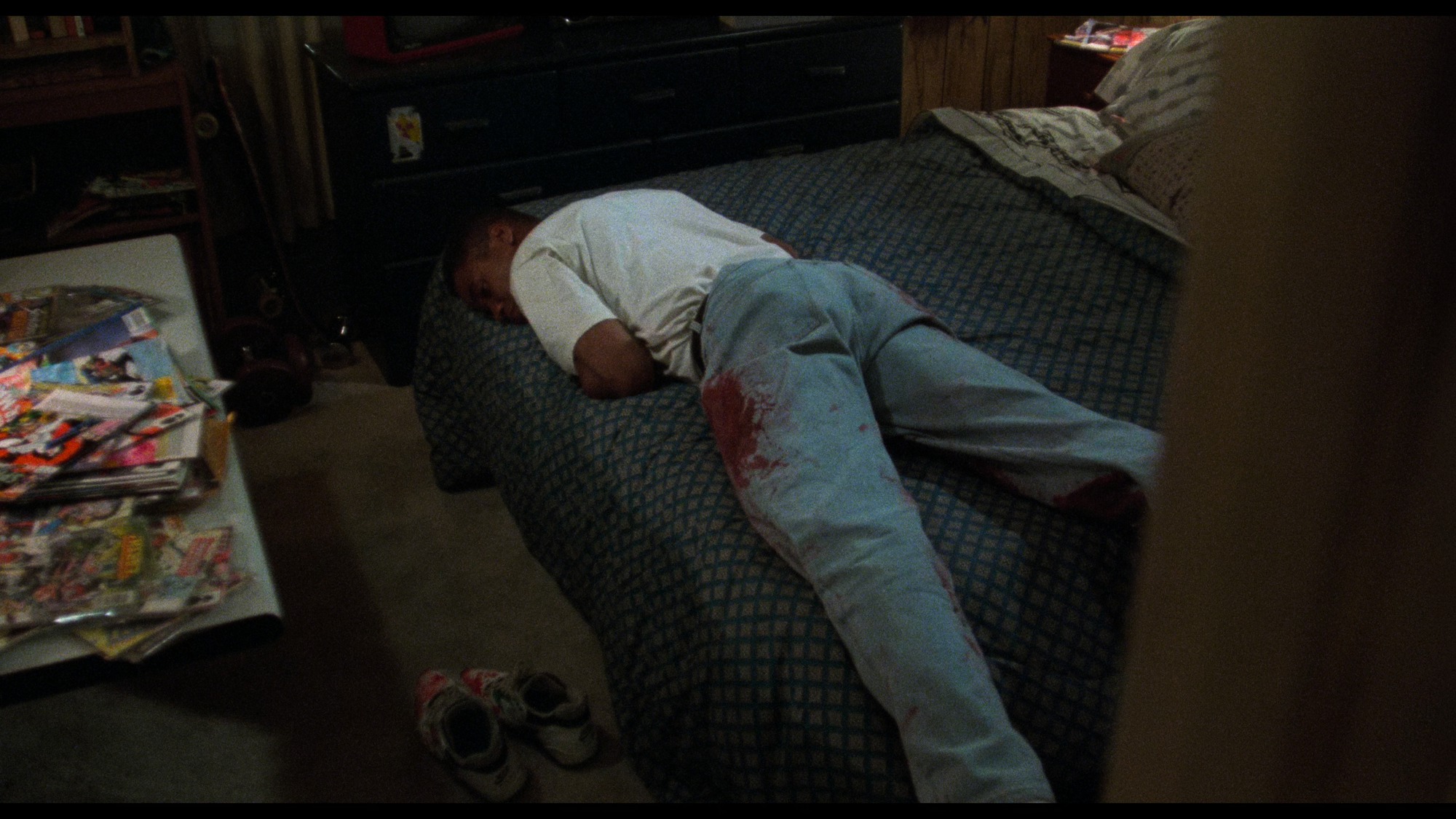 Screen capture from John Singleton's Hood Trilogy