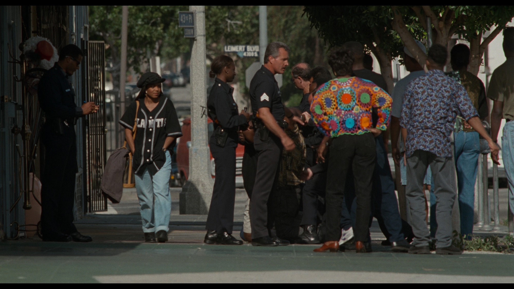 Screen capture from John Singleton's Hood Trilogy