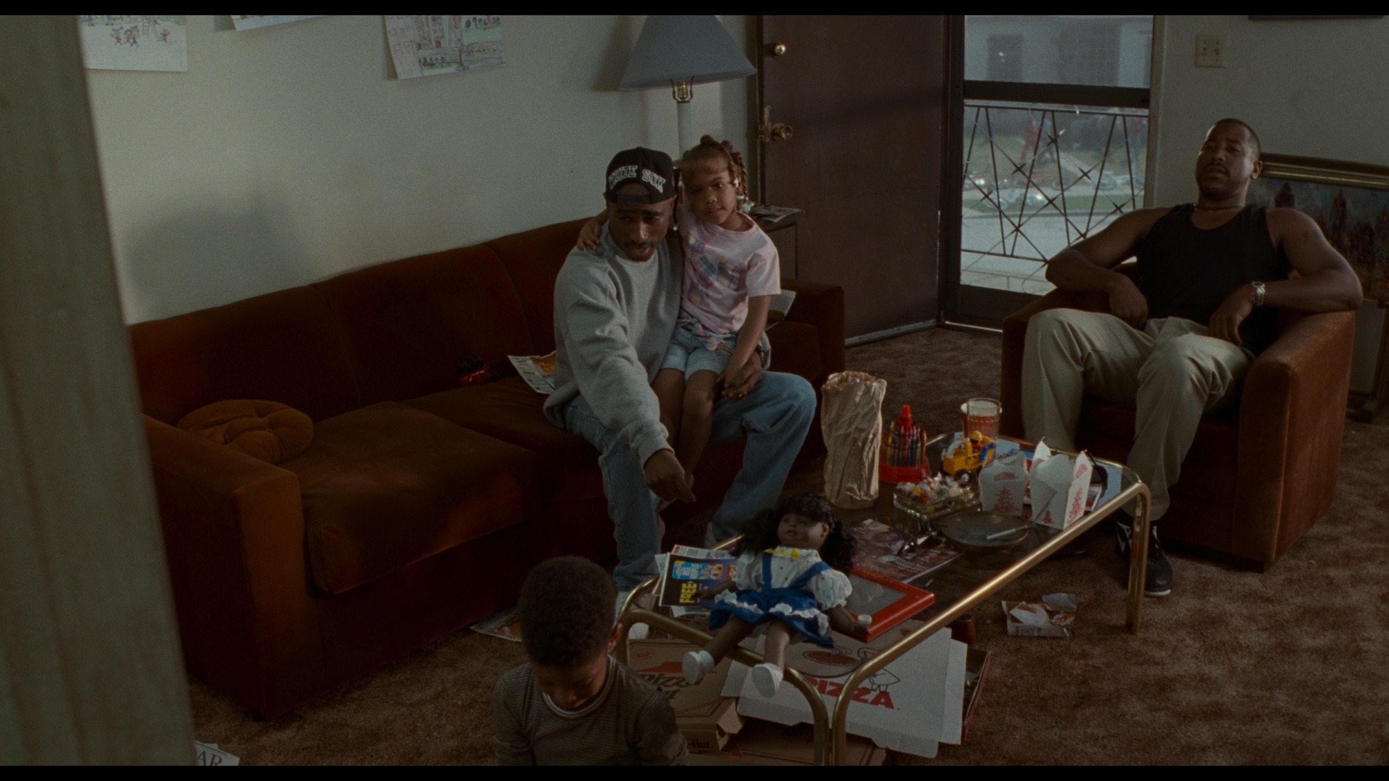 Screen capture from John Singleton's Hood Trilogy