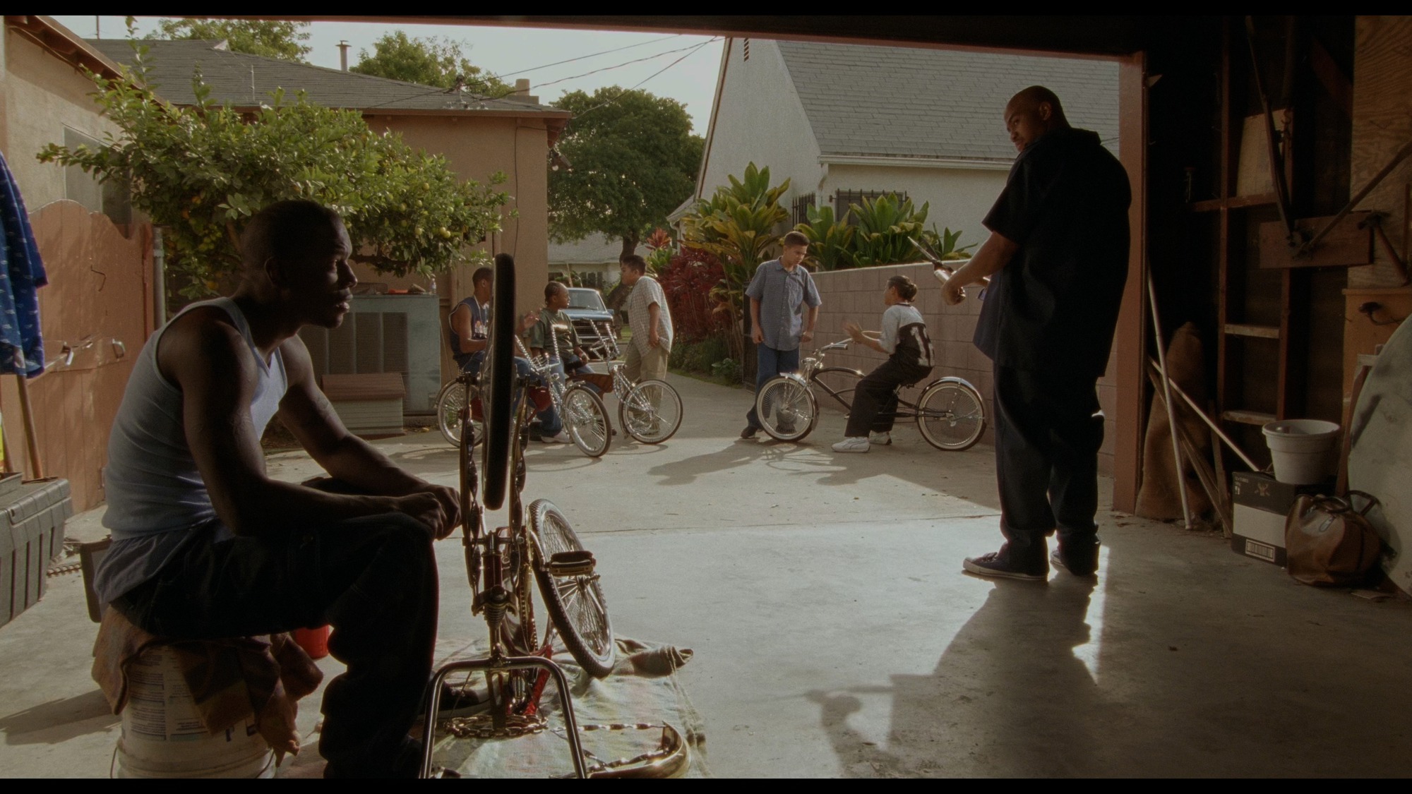 Screen capture from John Singleton's Hood Trilogy