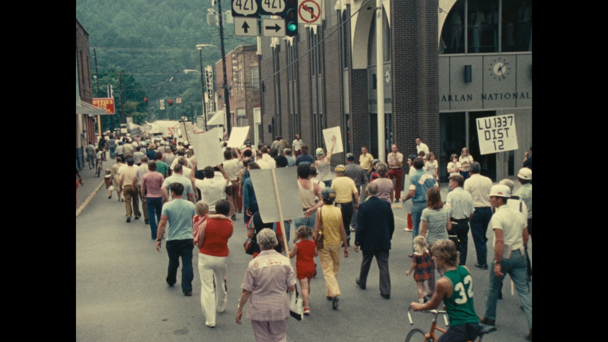 Screen capture from Harlan County USA