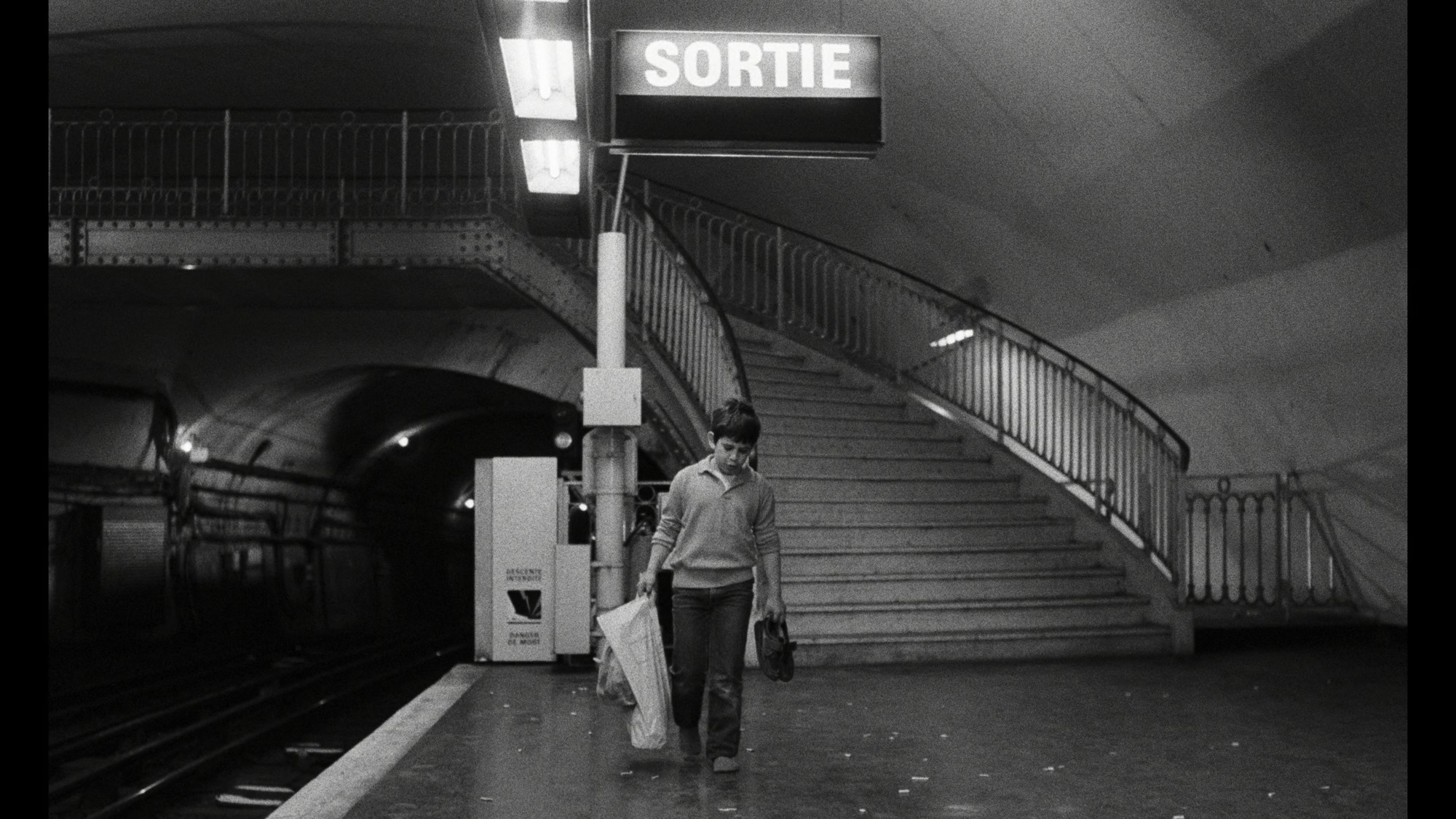 Screen capture from Three Films by Leos Carax