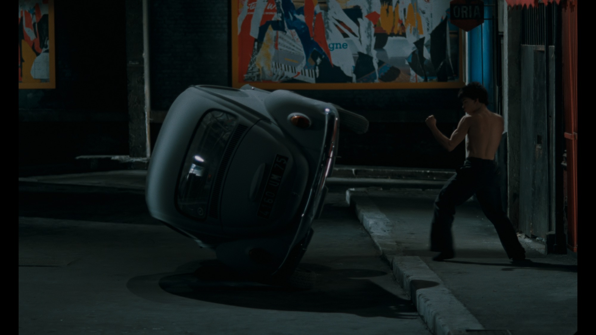 Screen capture from Three Films by Leos Carax