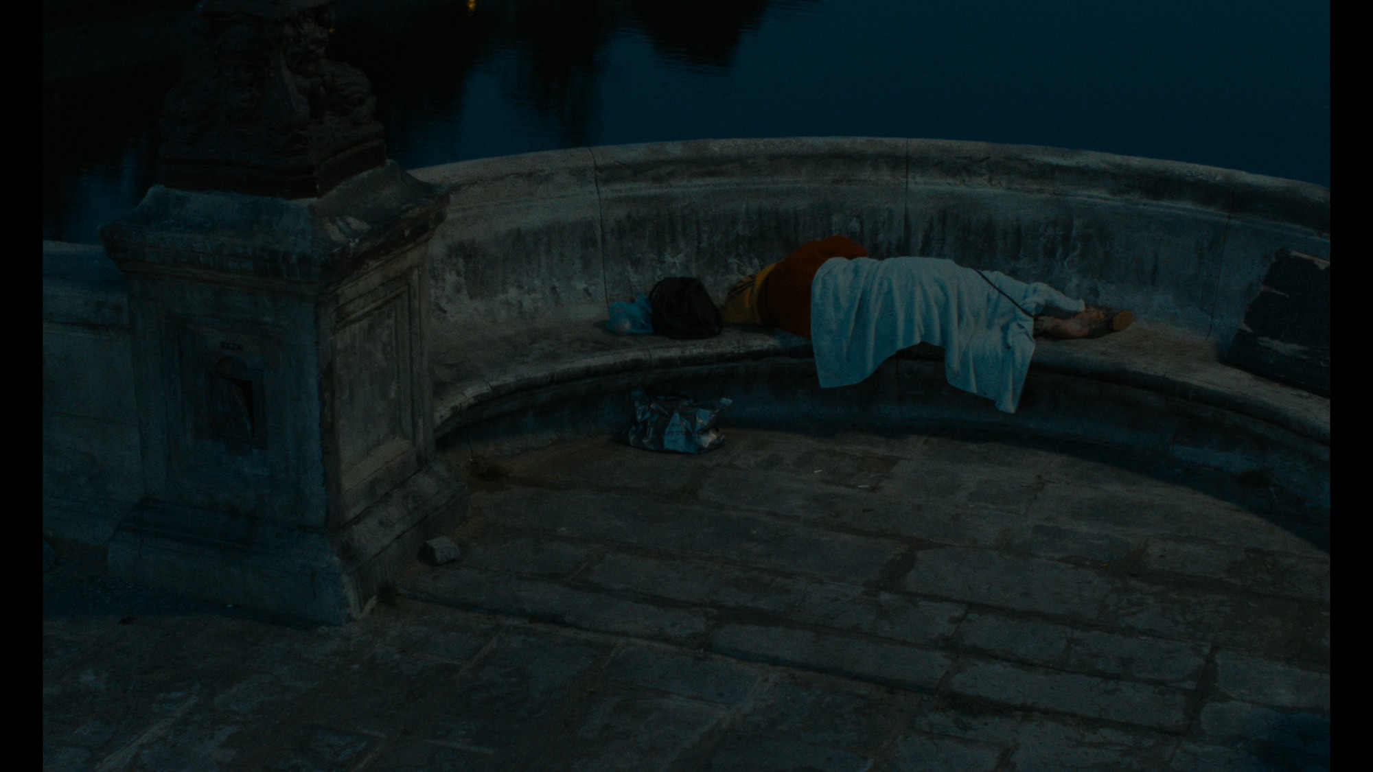 Screen capture from Three Films by Leos Carax