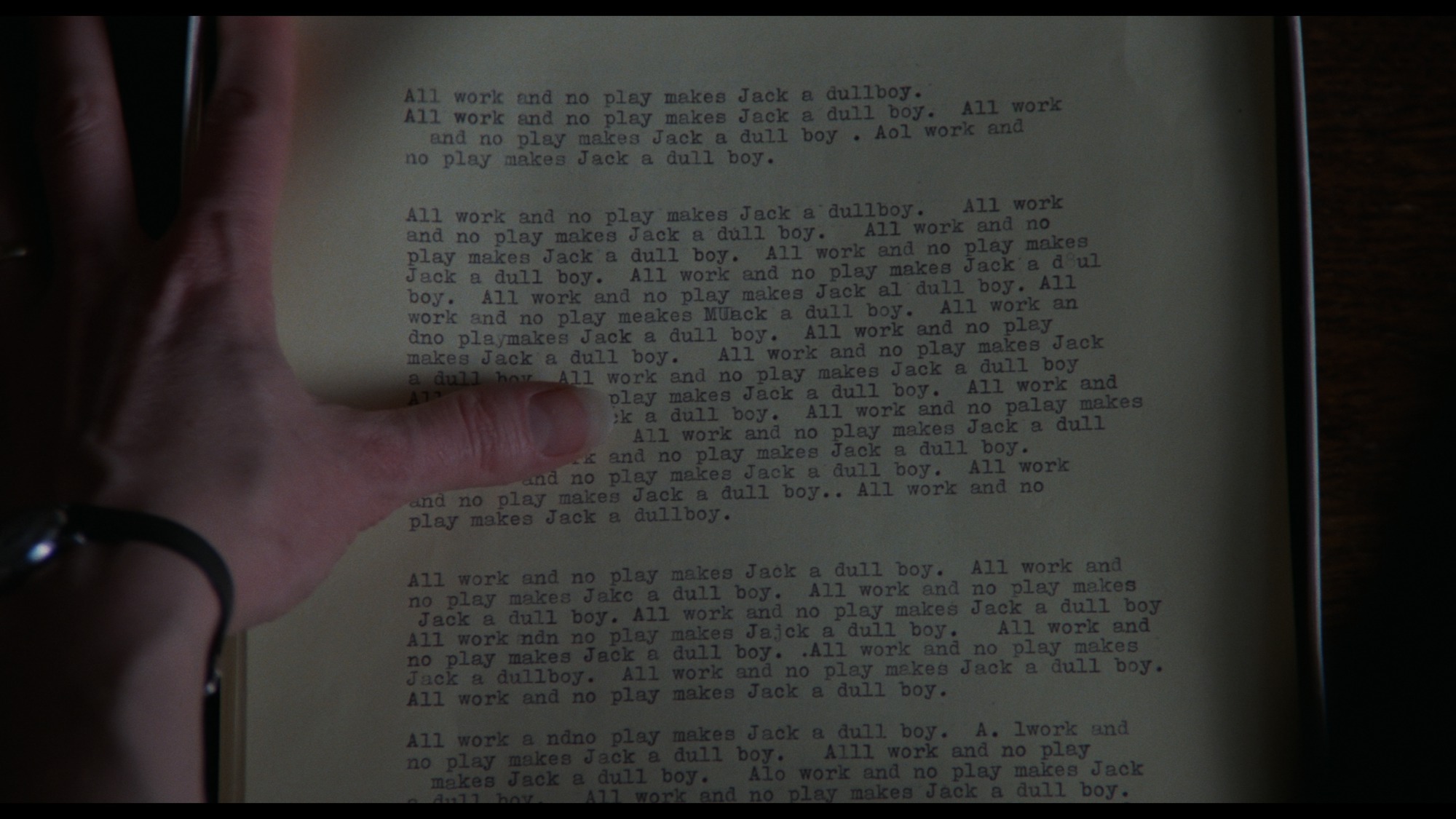 Screen capture from The Complete Kubrick