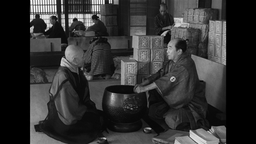 Screen capture from A Story from Chikamatsu