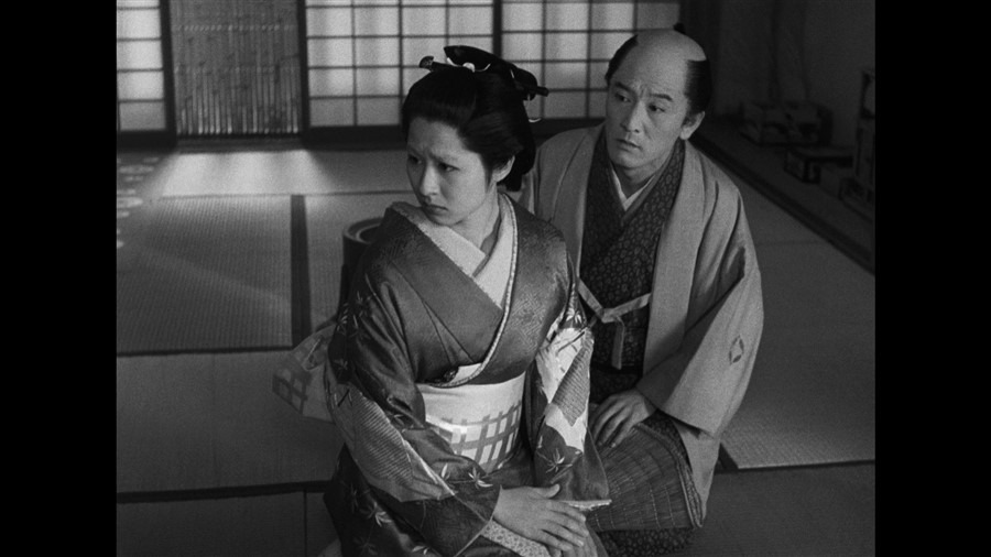 Screen capture from A Story from Chikamatsu