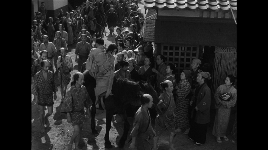 Screen capture from A Story from Chikamatsu