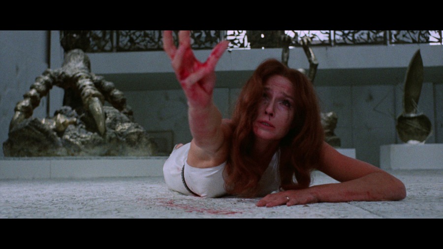 Screen capture from The Bird with the Crystal Plumage