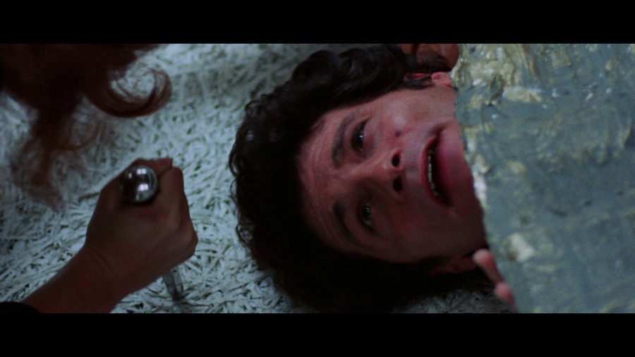 Screen capture from The Bird with the Crystal Plumage