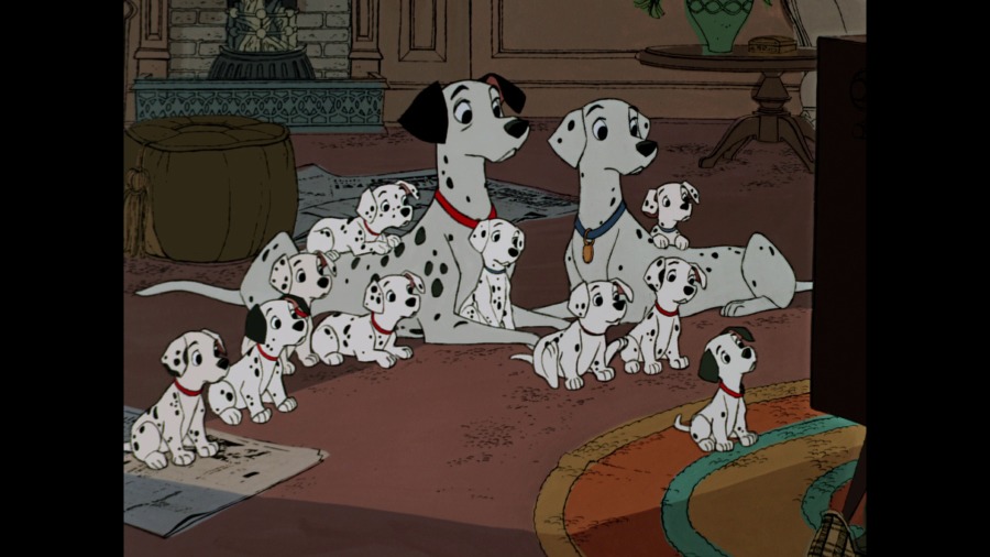 Screen capture from 101 Dalmations
