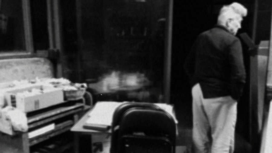 Screen capture from David Lynch: The Art Life