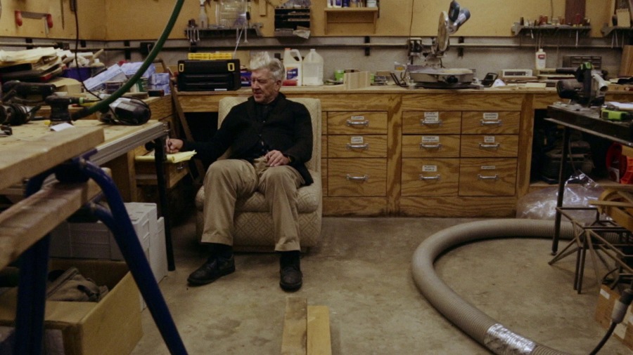 Screen capture from David Lynch: The Art Life