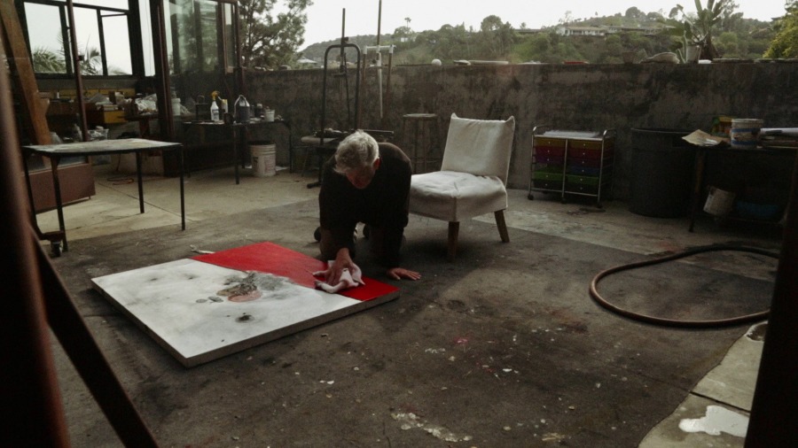 Screen capture from David Lynch: The Art Life