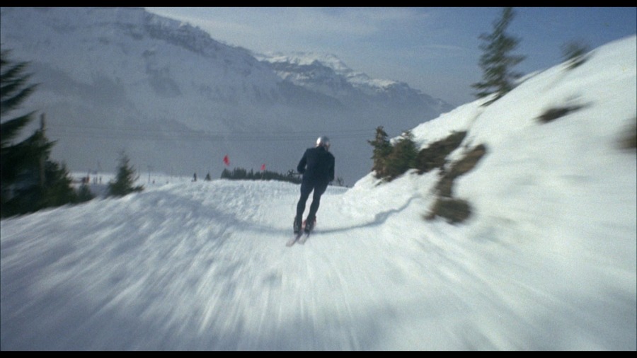 Screen capture from Downhill Racer