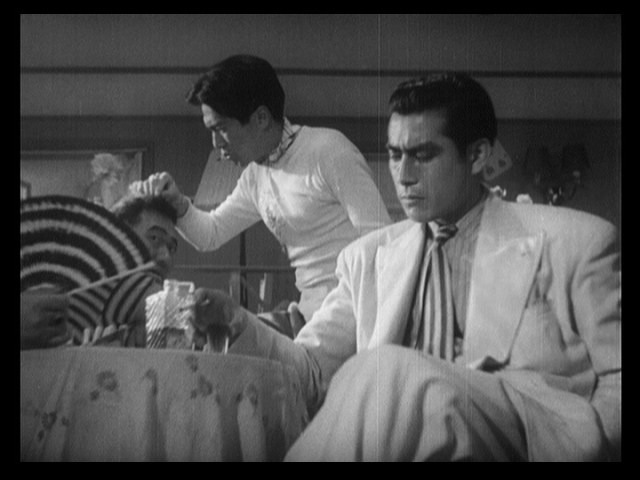 Screen capture from Drunken Angel