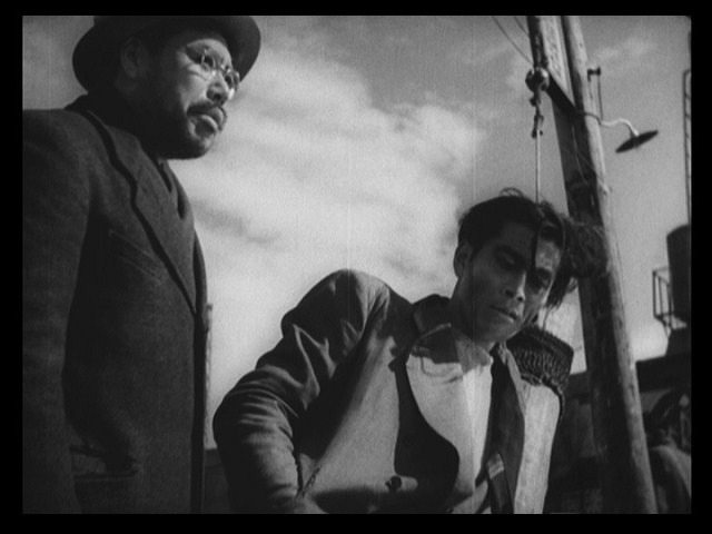 Screen capture from Drunken Angel