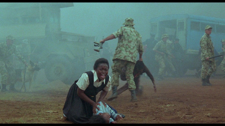 Screen capture from A Dry White Season