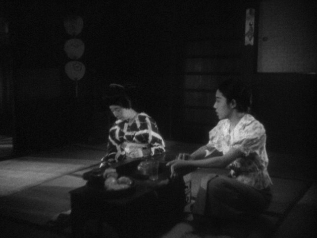 Screen capture from Kenji Mizoguchi's Fallen Women