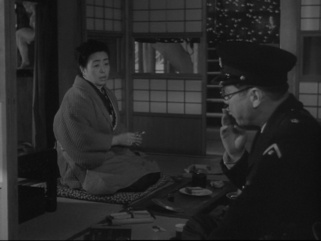 Screen capture from Kenji Mizoguchi's Fallen Women