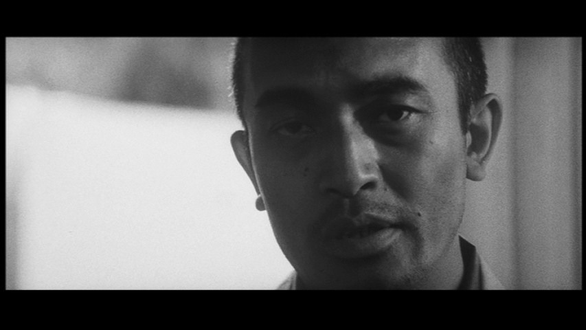 Screen capture from Oshima's Outlaw Sixties
