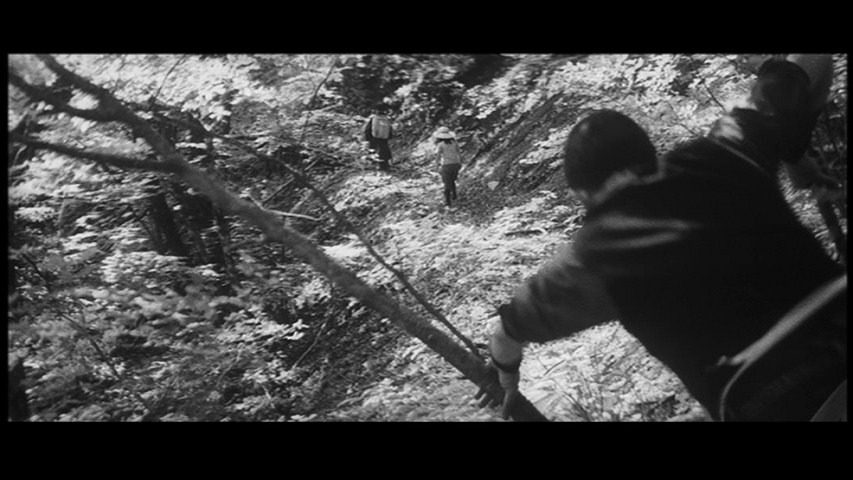 Screen capture from Oshima's Outlaw Sixties