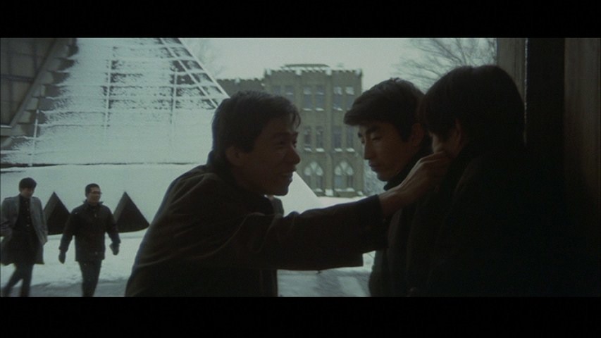 Screen capture from Oshima's Outlaw Sixties