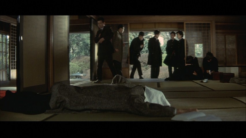 Screen capture from Oshima's Outlaw Sixties