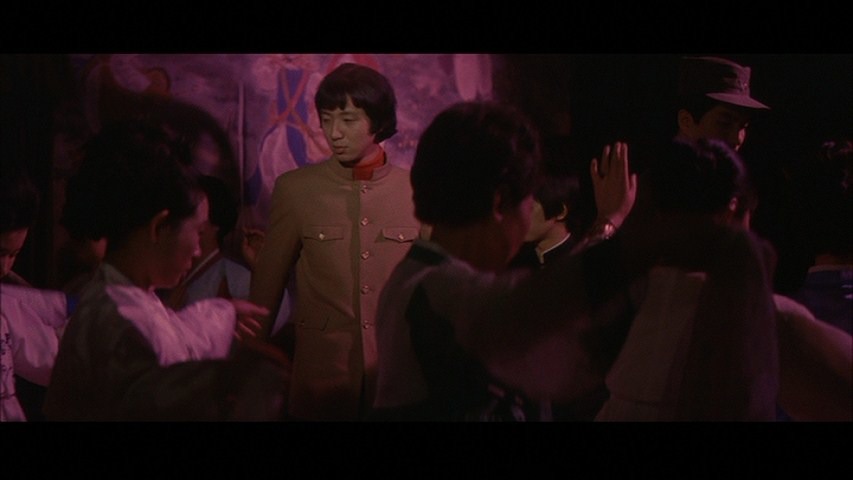 Screen capture from Oshima's Outlaw Sixties